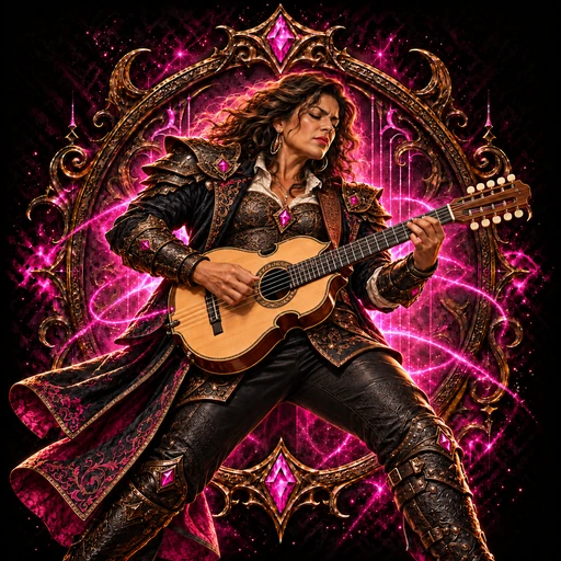 Cuatro Warrior character art